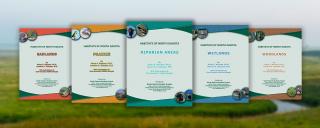 Screenshots of the Habitats of North Dakota book covers