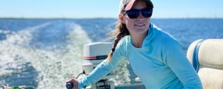 Cayla Bendel boating