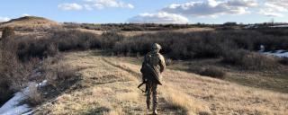 Cayla turkey hunting