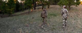 Cayla hunting with a friend
