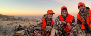 Cayla (left), Scott and Jason
