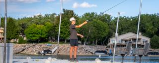 Hill fishing