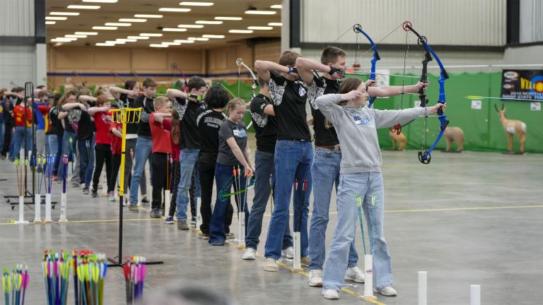 Kids participating in a nasp tournament
