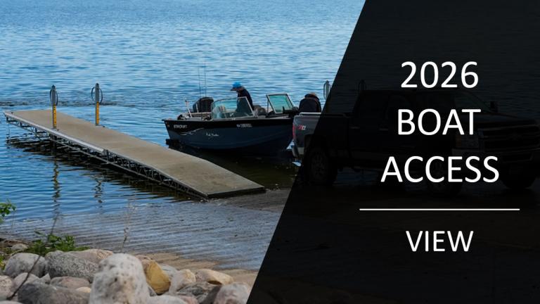 View boat access webpage (pictured: boat at dock)