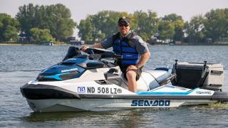 Warden on a sea doo