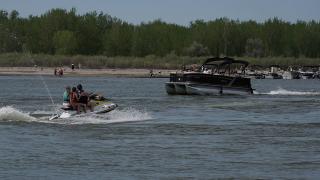 Boaters on the water