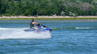Person on a jetski
