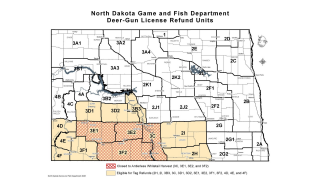 2026 North Dakota EHD tag refund and closure map 