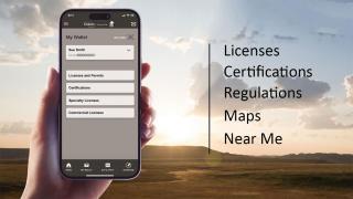 Screenshot of mobile app