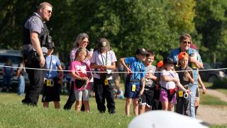 People participating in Honker Day