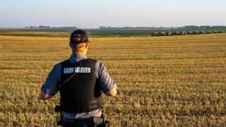 Game warden in the field